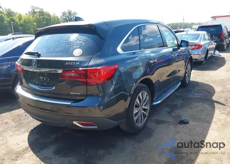 2014 Acura Mdx Technology Package from USA, damaged, VIN 5FRYD4H43EB013452